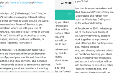 I finally Read The Whatsapp Terms of service